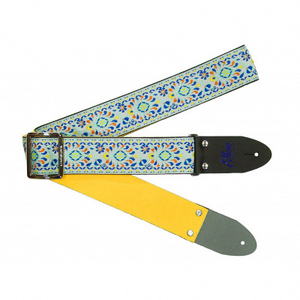 【ギターストラップ】Elara Straps Peacock Queue Sea Grey　ギター　ベース　アコースティックギター　アコギ　エレキギター　エレキ　ギターストラップ　ベースストラップ　エララストラップ