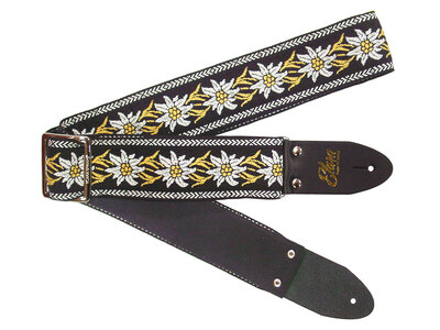 【ギターストラップ】 Elara Straps Spread Constanta Black(BK)　ギター　ベース　アコースティックギター　アコギ　エレキギター　エレキ　ギターストラップ　ベースストラップ　エララストラップ