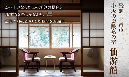 下島温泉【仙游館】宿泊補助券（15,000円分）【a026-5】