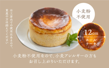 バスクチーズケーキ（12cm×12cm）バスクチーズ【32-4】