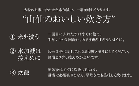 令和6年産米【定期便】山仙（いのちの壱）2kg×2袋（4kg）×3回 すがたらいす 令和6年 ブランド米 いのちのいち 下呂市金山産 2024年産 定期 毎月 4キロ×3カ月 お米 精米  下呂温泉 下呂市 米【51-F】