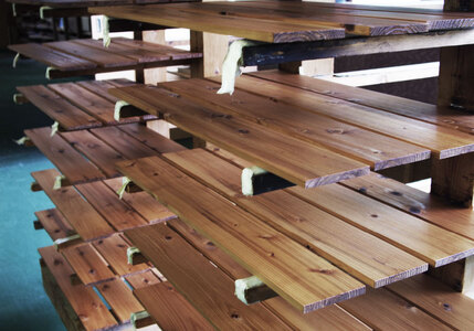 プラントスタンド（大）（高さ70cm 幅30cm 奥行30cm） シンプル 木目【62-21】