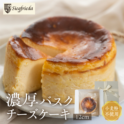 【母の日までにお届け（2026年5月7日～9日発送）】バスクチーズケーキ（12cm×12cm）【32-4m】