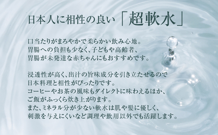 【定期便 3回】飛騨小坂の水(ナチュラルミネラルウォーター)500ml×24本(1箱24本入り)× 3カ月 超軟水 軟水 水 保存水 下呂市 小坂 飛騨【110-A】