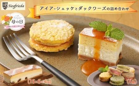 【遅れてごめんね母の日（2026年5月11日～15日お届け）】アイアーシェッケと3種のダックワーズ（6個）【32-2mo】