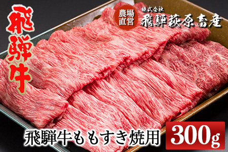 飛騨牛ももすき焼  300g  牛肉 国産 ブランド牛【22-4】【冷凍】