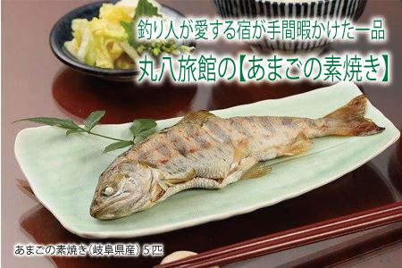 あまごの素焼き】５匹 釣り人が愛する宿が手間暇かけた一品 丸八旅館