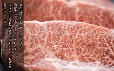 菊の井 飛騨牛赤身ステーキセット（イチボ・ランプ　各200g×2）牛肉【70-2】【冷凍】