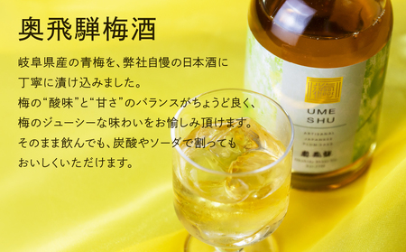 【年内順次発送】奥飛騨ゆず酒＆うめ酒セット（各500ml）梅酒 お酒 柚子 年内配送 年内発送 年内に届く 年内お届け【16-33n】