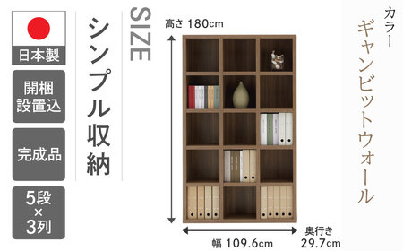 【ギャンビットウォール（グレージュ色）】シェルフ FBG 110T  収納 収納 棚 【46-1【5】】