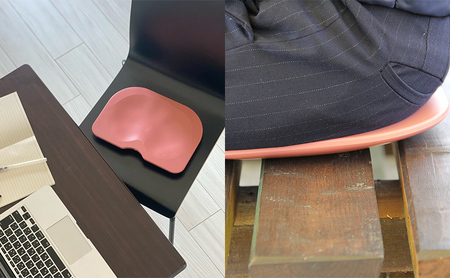 いつでもどこでも快適に座る　ココザ　ピンク 雑貨 日用品 クッション 骨盤矯正 健康 