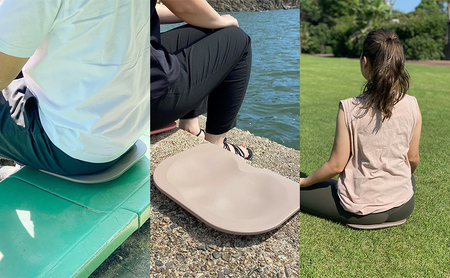 いつでもどこでも快適に座る　ココザ　ベージュ 雑貨 日用品 クッション 骨盤矯正 健康 