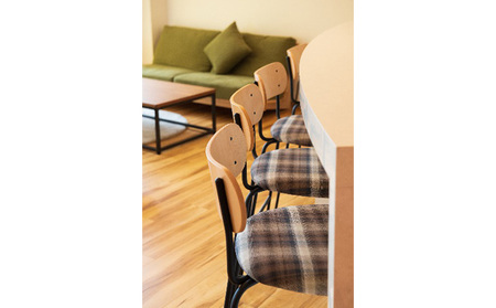 バーカウンターチェア 雑貨 日用品 椅子 イス  チェック/ブラウン