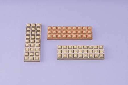 トレイ「grid」【ブルー】