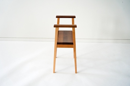 アームスツール＜樹種：カバとウォールナットの混合＞