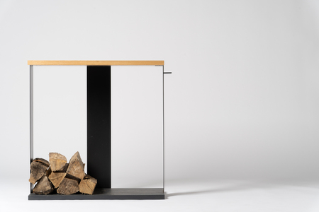 Firewood Shelf 薪棚〈樹種:オーク〉Mサイズ