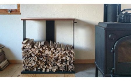 Firewood Shelf 薪棚〈樹種:ウォールナット〉Mサイズ(22040003)