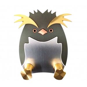 Rockhopper　Penguin(グレー)　スマホスタンド【1525352】