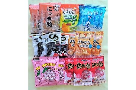 飴の詰め合わせ31袋セット(7種、総重量3400g以上)【1101053】