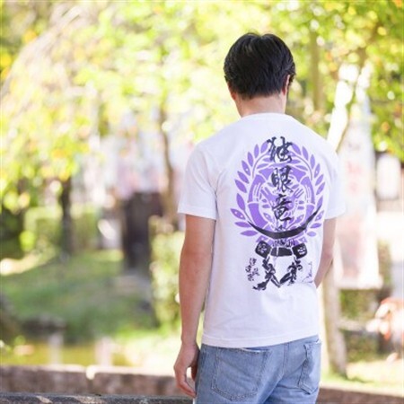 戦国武将Tシャツ 伊達政宗(ホワイト,Mサイズ)【1480794】