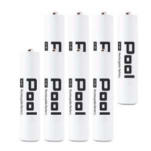 ニッケル水素電池 Pool 単4形電池×8本+TGX08充電器セット【1211377】
