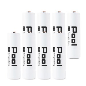ニッケル水素電池 Pool 単3形電池×8本+TGX08充電器セット【1211407】