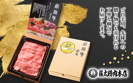 【飛騨牛】モモスライス(すき焼き/しゃぶしゃぶ)600g【配送不可地域：離島】【1046746】