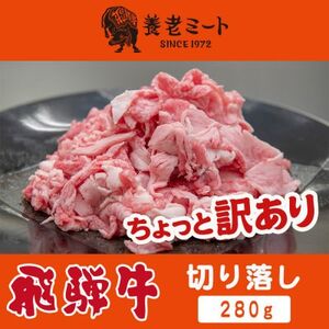 飛騨牛 切り落し 280g 訳あり【配送不可地域:離島】【1622911】