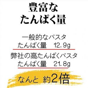 高タンパク麺 パスタ 1200g (300g×4袋)【1627976】