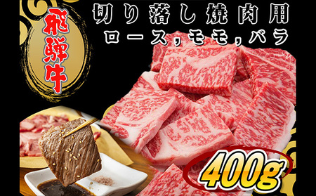　飛騨牛　切り落し焼肉用【400g/岐阜県産】