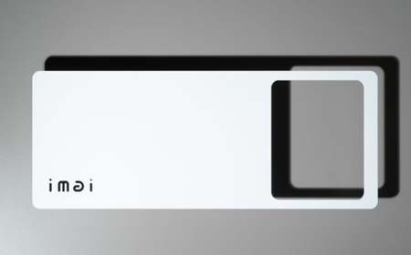 R9 表札 インターホン対応 接着・脚付きタイプ(マットホワイト)