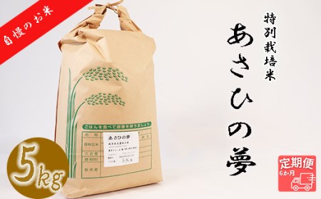 ≪令和6年産≫ 【6か月定期便】垂井町産 あさひの夢 (5kg×6回）