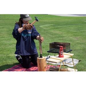 MINOURAのトライウッド「Try x Wood」 組み立て式薪割り台【1415139】