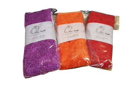 エアーかおるミックス(フェイス2枚+エニータイム1枚)　ギフトC　(FT:ハイビスカス・マリーゴールド　AT：キキョウ） 日用品 SDGs パイル 鮮やか カラー 上品 高級感 ふっくら 吸水 キューティクル ダメージ 数量限定 頭皮 