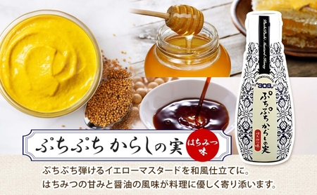  美ノ久 メープルマスタード ぷちぷちからしの実 ねりからし 3種 3本 セット アソート 3種類 からし カラシ マスタード 和からし 洋からし 粒 粒マスタード 調味料 万能 万能調味料 常備 お取り寄せ ご当地 送料無料 岐阜県 安八町