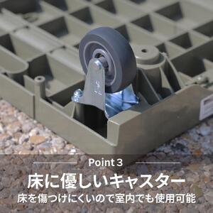 COLLEND F.S.ハンドルカート オリーブドラブ色