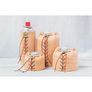 ODガス缶 500G レザーカバー：キャメル　【本革　タンニンなめし　イタリアンレザー】