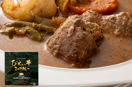 スープカレー びえい牛 380g×4セット ファームズ千代田|スープカレー [021-22]