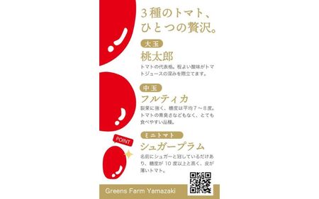 トマトジュース Greens Farm Yamazaki　朝日のトマトジュース２本セット | 1L トマトジュース トマトジュース トマトジュース トマトジュース トマトジュース トマトジュース [016-78]