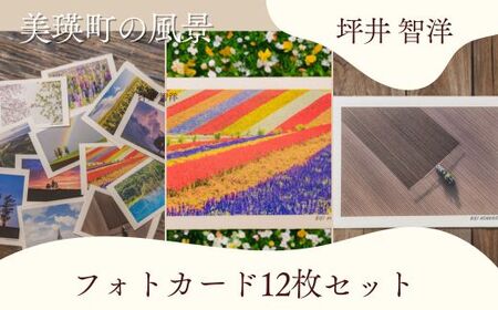 フォトカード 写真家 坪井 智洋 美瑛の風景 フォトカード 12枚セット | 美瑛 北海道 写真 雑貨 [006-21]