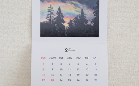 カレンダー 写真家 坪井 智洋 美瑛の風景 2026年壁掛けカレンダー | 美瑛 北海道 写真 雑貨 [008-33]