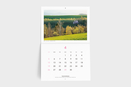 2026年拓真館カレンダー『Trees on the Hills』[011-60]