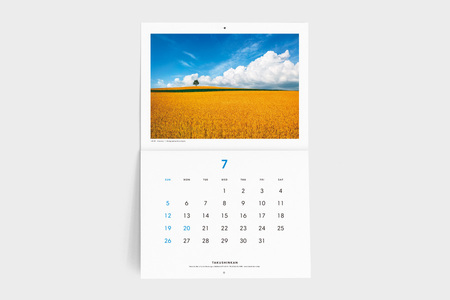 2026年拓真館カレンダー『Trees on the Hills』[011-60]