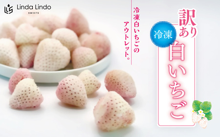 訳あり 冷凍 白いちご Linda Lindo 1袋 500g | 岐阜県 北方町