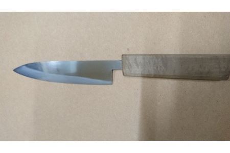 【334012】日本刀の材料を使った包丁