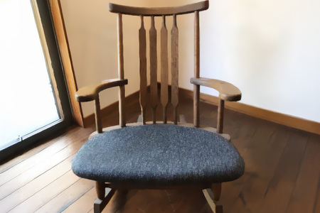 WOOD SKETCHのロッキングチェアー／ゆらゆら座椅子シリーズ【家具工房ウッドスケッチ】 A02-010