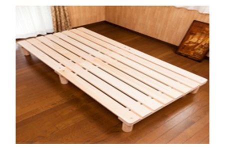 【2607-2001】※東濃ひのきを100%使用したベッド【かおりちゃん ベーシック (シングル)】