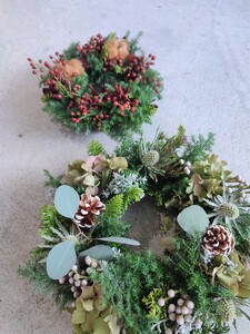 クリスマスリース〈先行予約受付中〉インテリア クリスマス プレゼント 生花 ドライフラワー