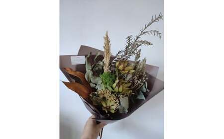 ドライフラワーブーケ 誕生日 母の日 父の日 プレゼント 敬老の日 ブーケ 花 スワッグ 誕生日 メッセージカード インテリア