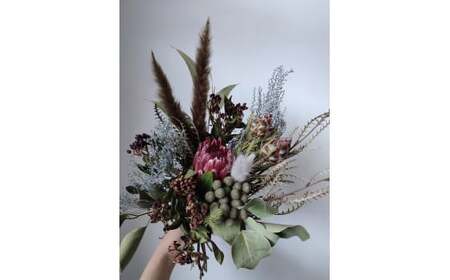 ドライフラワーブーケ 誕生日 母の日 父の日 プレゼント 敬老の日 ブーケ 花 スワッグ 誕生日 メッセージカード インテリア